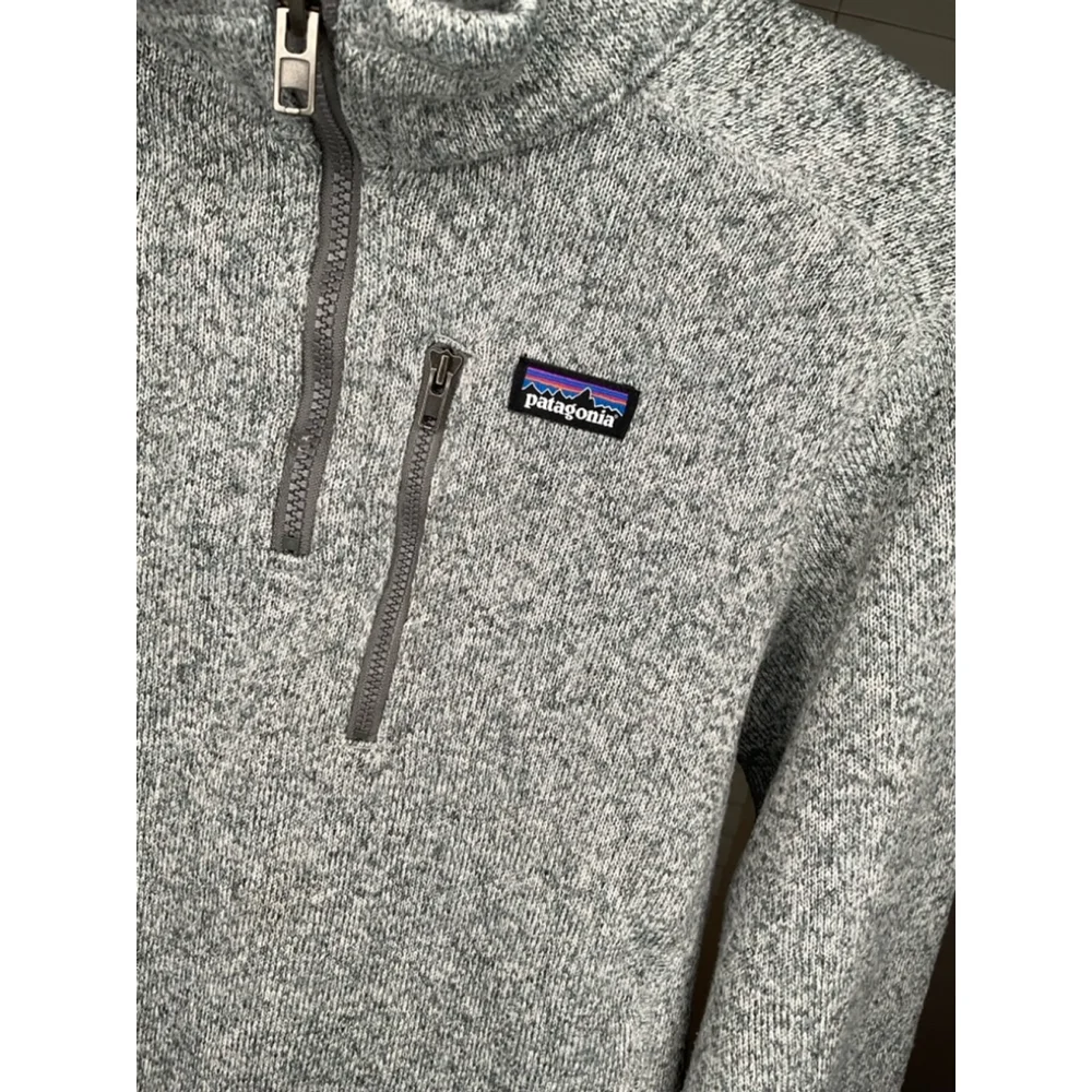 Patagonia Kid’s Better Sweater Quarter zip Fleece XL (14) Grey